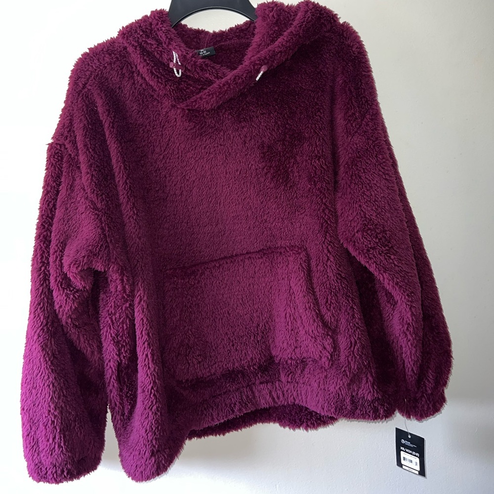 Sherpa Pull Over Hoodie